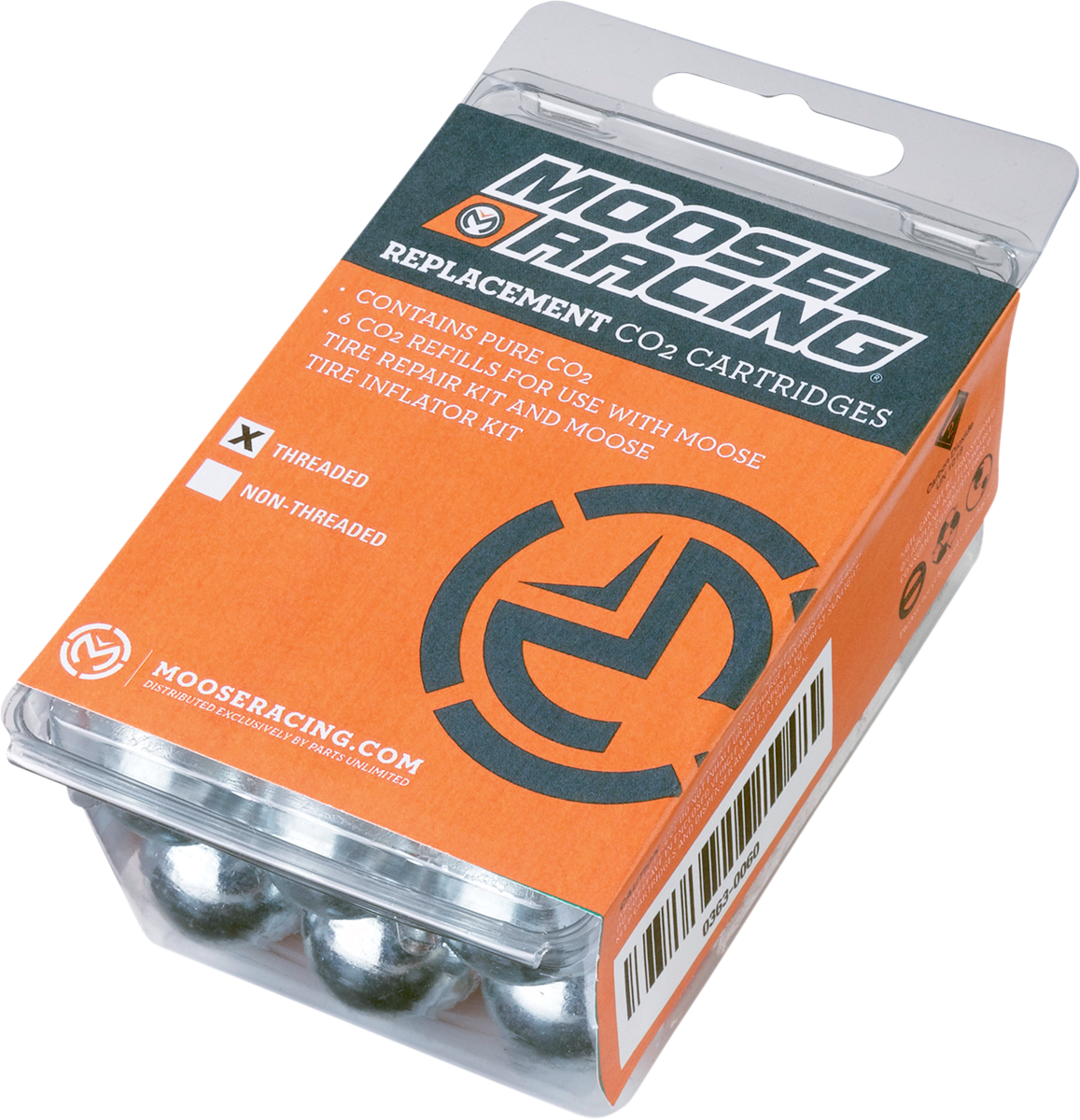 MOOSE OFFROAD Cartridge - 16 Gauge Thread - CO2 0363-0060