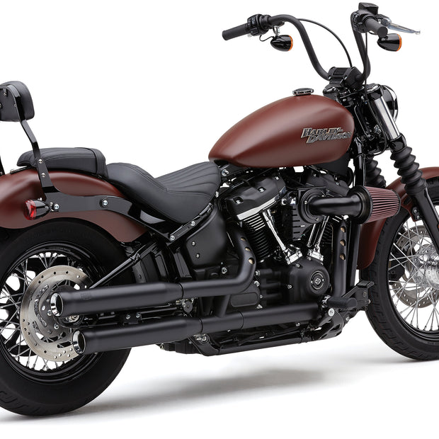 3" Nh Series Slip Ons Black Softail 18 22