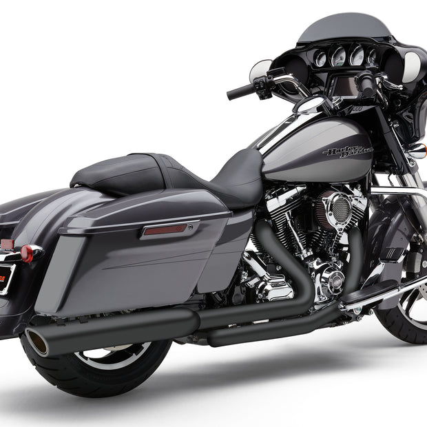 909 Twins 4" Slip Ons Black Flh/Flt 17 22