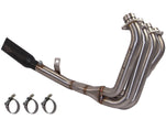 Shorty Full System Yamaha Black Muffler