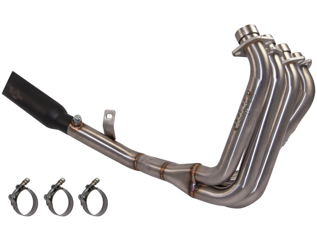 Shorty Full System Yamaha Black Muffler