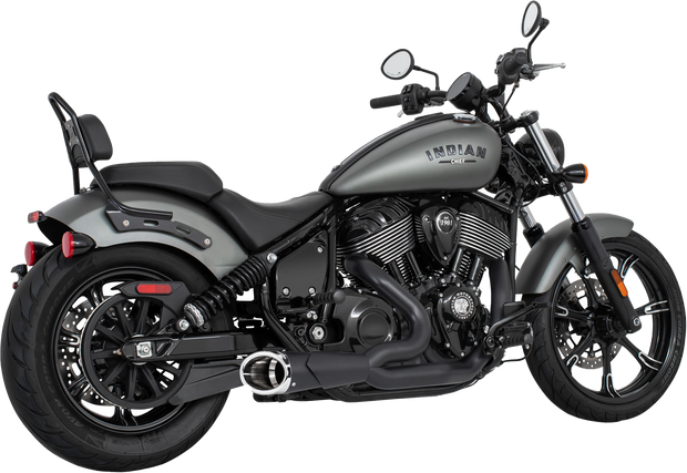 Shorty 2 1 4.5" Combat End Cap Indian Chief Bk/Ch