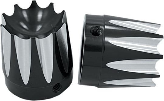 Axle Nut Cover Excalibur Black 1"