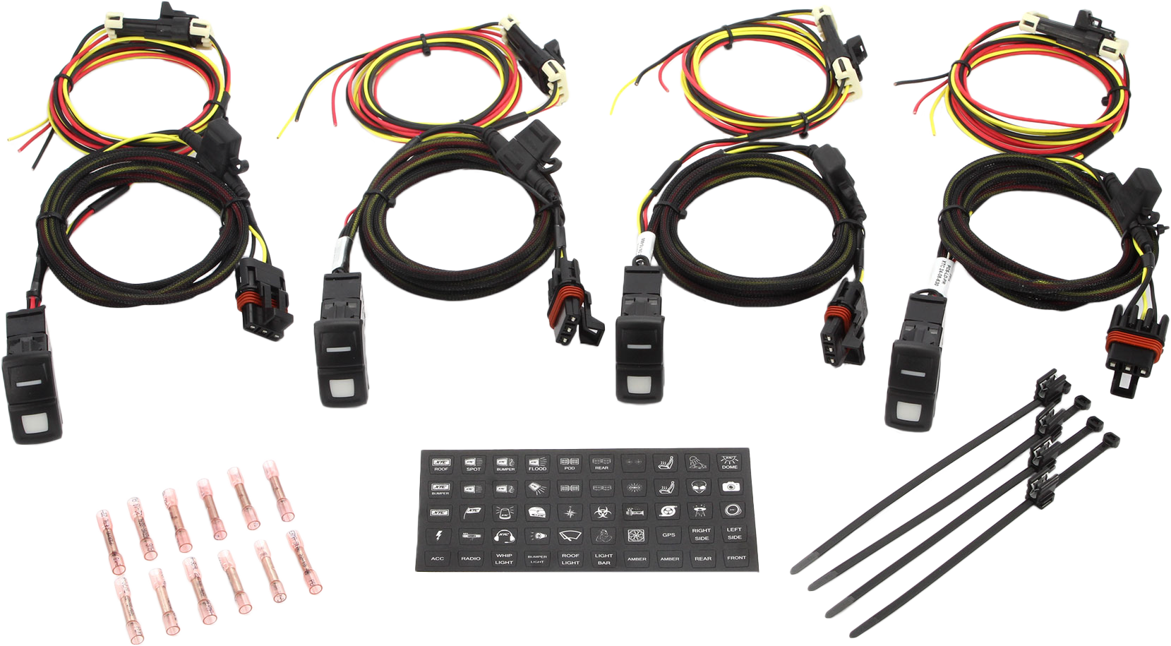 Light Duty Switch System In Cab Pulse Bar 4 Pack