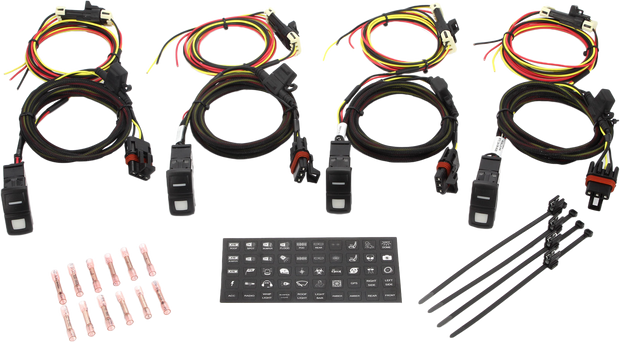 Light Duty Switch System In Cab Pulse Bar 4 Pack