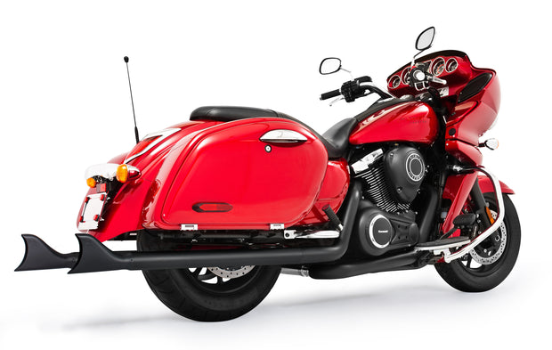 Sharktail Xl Dual Exhaust Black
