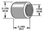 Axle Spacer Zinc 41591 81 3/4
