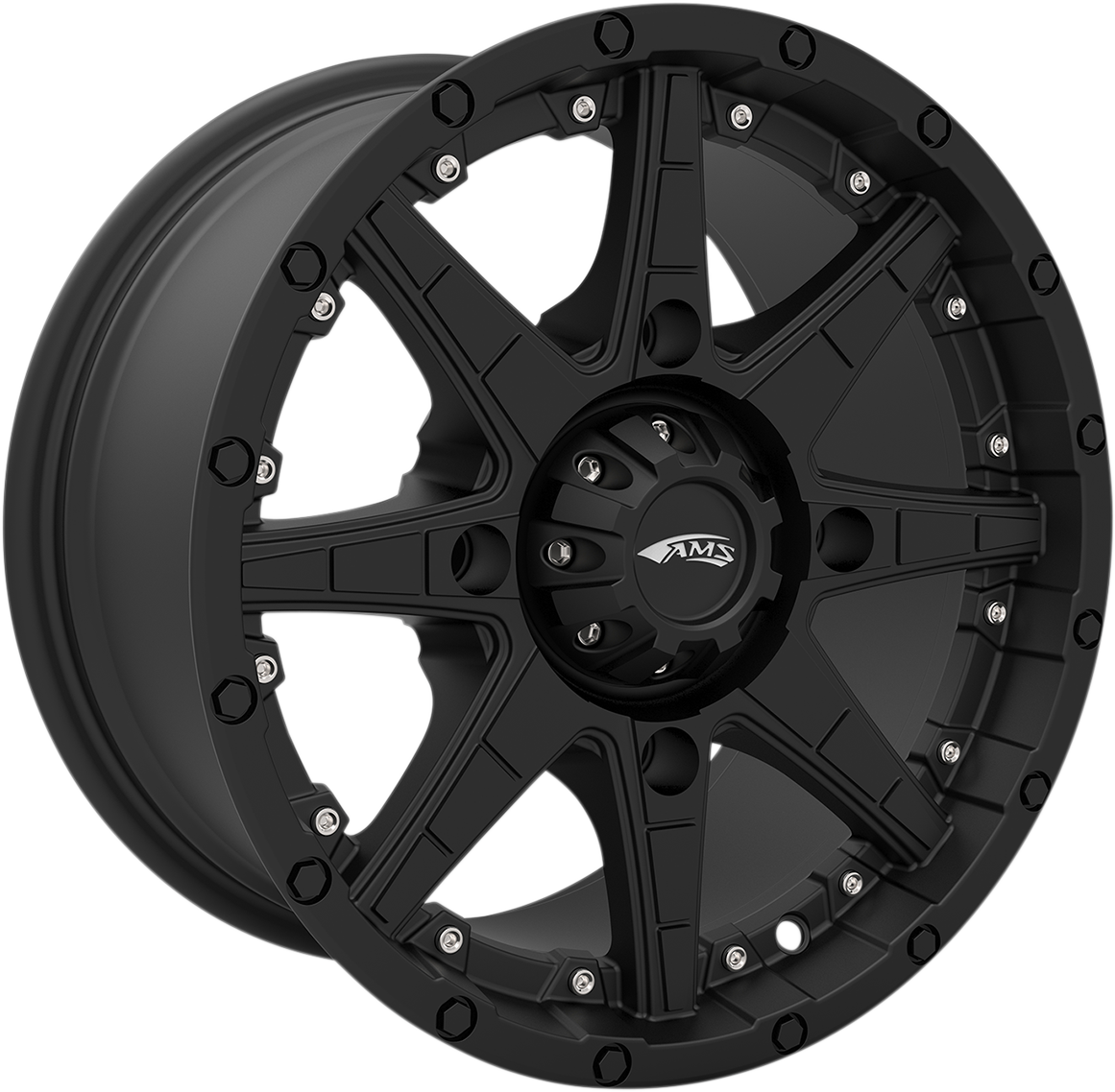 AMS Wheel - Roll'n 105 - Front/Rear - Black - 15x7 - 4/156 - 5+2 5708-046AS