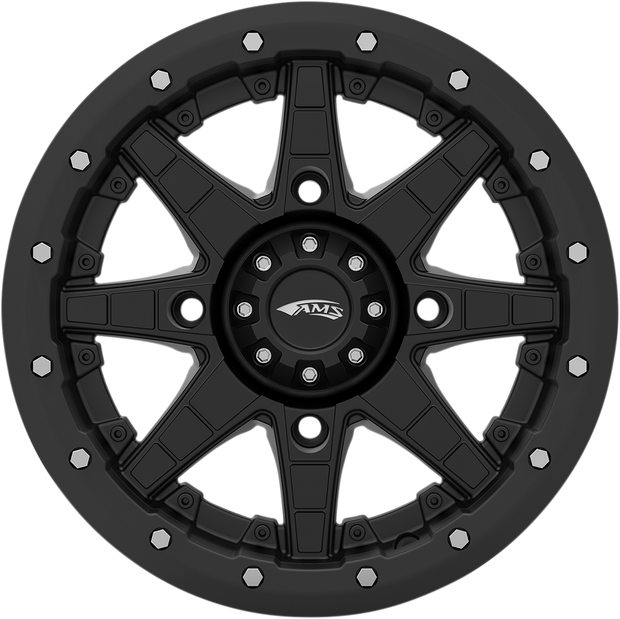 AMS Wheel - Roll'n 106 - Front/Rear - Black - 15x7 - 4/156 - 5+2 5711-046AS