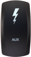 Dash Switch Rocker Face Aux Lights