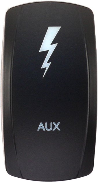 Dash Switch Rocker Face Aux Lights