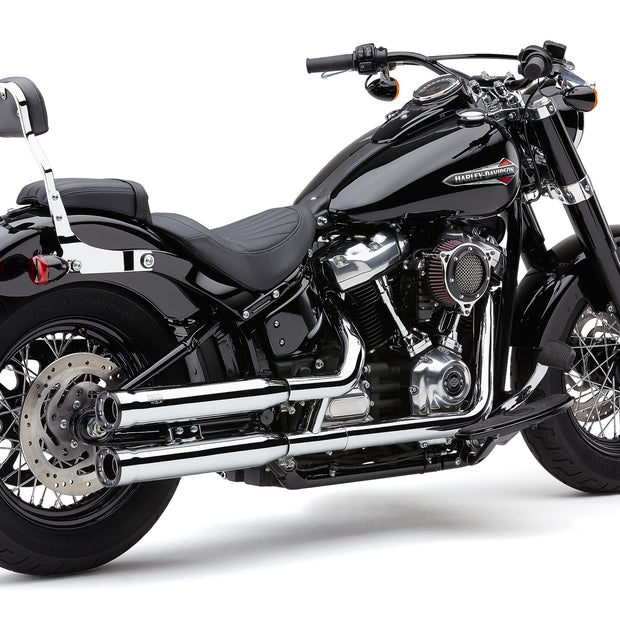 3" Rpt Slip Ons Chrome Softail 18 22