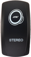 Dash Switch Rocker Face Stereo