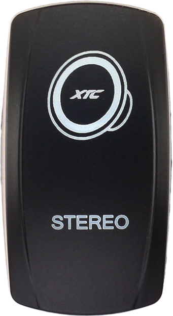 Dash Switch Rocker Face Stereo