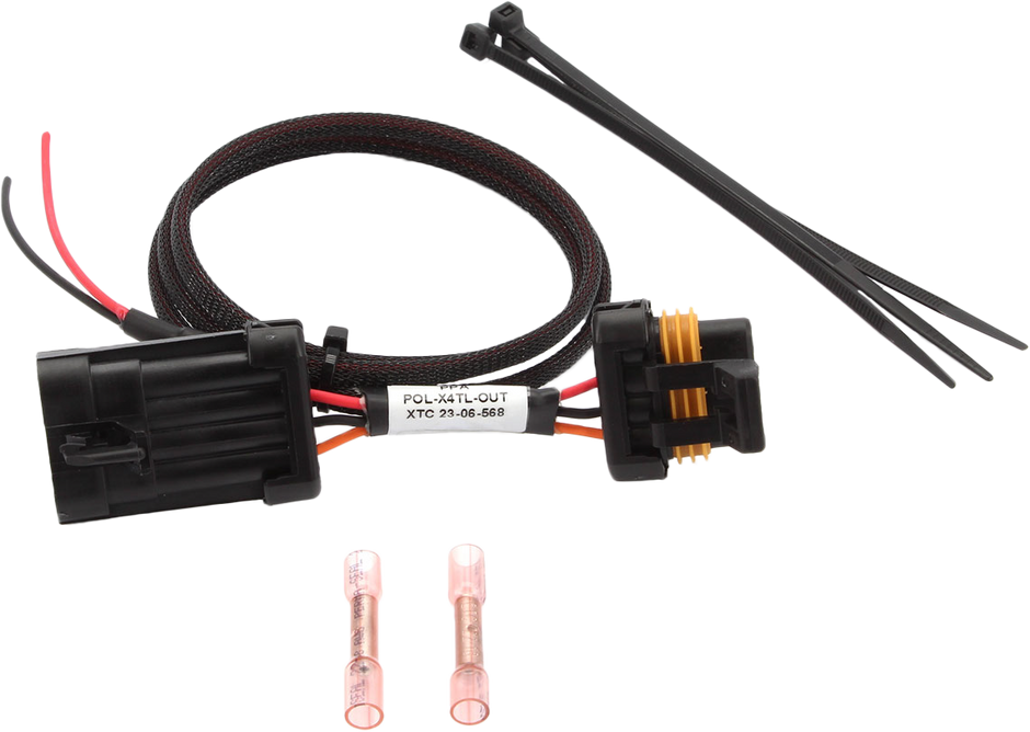 Tail Light Power Harness Lic. Plate & Whip Lights Pol