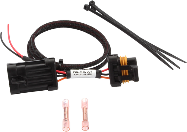 Tail Light Power Harness Lic. Plate & Whip Lights Pol
