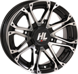 HIGH LIFTER Wheel - HL3 - Rear - Gloss Black w/Machined - 14x7 - 4/110 - 2+5 (-47 mm) 14HL03-1111