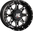 HIGH LIFTER Wheel - HL4 - Front/Rear - Gloss Black w/Machined - 12x7 - 4/110 - 4+3 (+10 mm) 12HL04-1110