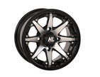 HIGH LIFTER Wheel - HL10 - Front/Rear - Gloss Black w/Machined - 12x7 - 4/110 - 4+3 12HL10-1110
