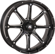 HIGH LIFTER Wheel - HL4 - Front/Rear - Gloss Black w/Machined - 14x7 - 4/110 - 4+3 (+10 mm) 14HL04-1110