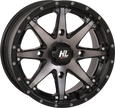 HIGH LIFTER Wheel - HL10 - Front/Rear - Matte Black/Smoke - 14x7 - 4/110 - 5+2 (+30 mm) 14HL10-1610