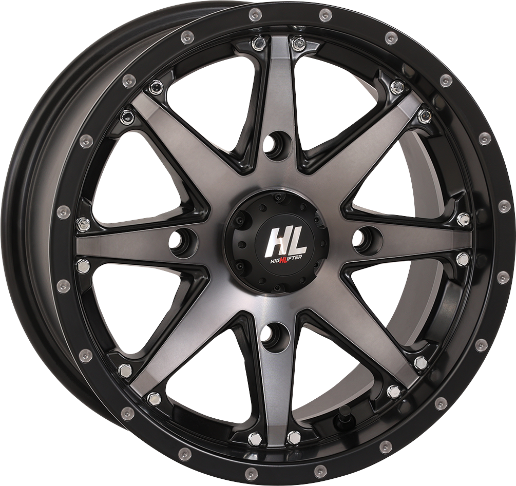 HIGH LIFTER Wheel - HL10 - Front/Rear - Matte Black/Smoke - 14x7 - 4/110 - 5+2 (+30 mm) 14HL10-1610