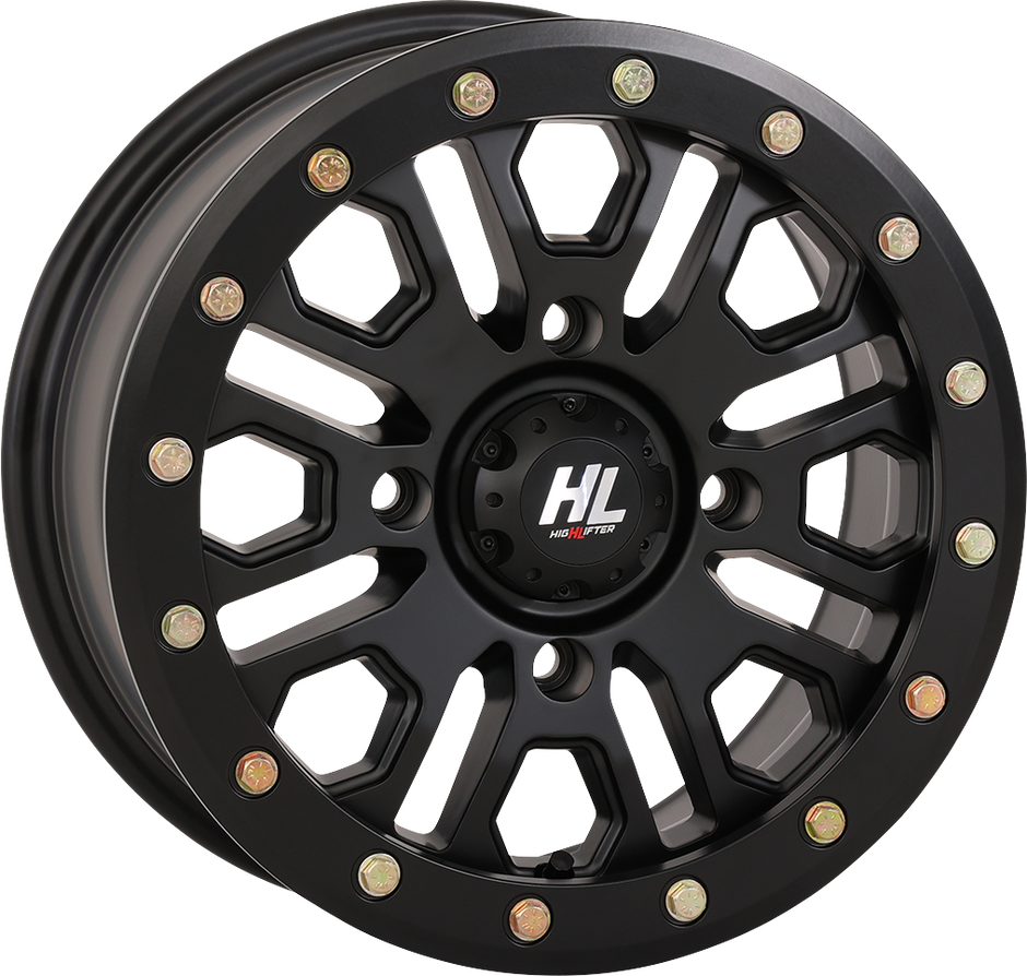 HIGH LIFTER Wheel - HL23 Beadlock - Front/Rear - Matte Black - 14x7 - 4/137 - 5+2 (+38 mm) 14HL23-1437
