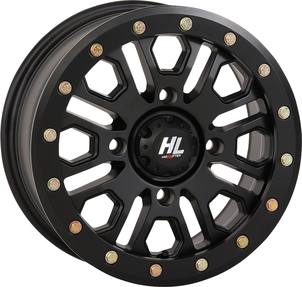 HIGH LIFTER Wheel - HL23 Beadlock - Front/Rear - Matte Black - 14x7 - 4/137 - 5+2 (+38 mm) 14HL23-1437