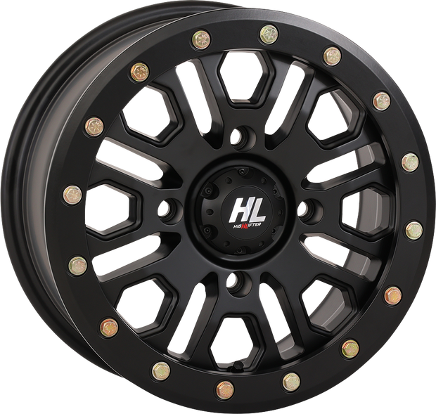 HIGH LIFTER Wheel - HL23 Beadlock - Front/Rear - Matte Black - 14x7 - 4/137 - 5+2 (+38 mm) 14HL23-1437