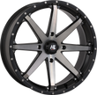 HIGH LIFTER Wheel - HL10 - Front/Rear - Matte Black/Smoke - 20x7 - 4/156 - 4+3 (+10 mm) 20HL10-1656