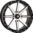 HIGH LIFTER Wheel - HL10 - Front/Rear - Gloss Black w/Machined - 20x7 - 4/137 - 4+3 (+10 mm) 20HL10-1137