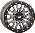 HIGH LIFTER Wheel - HL23 Beadlock - Front/Rear - Gun Metal Gray - 14x7 - 4/137 - 5+2 (+38 mm) 14HL23-1537