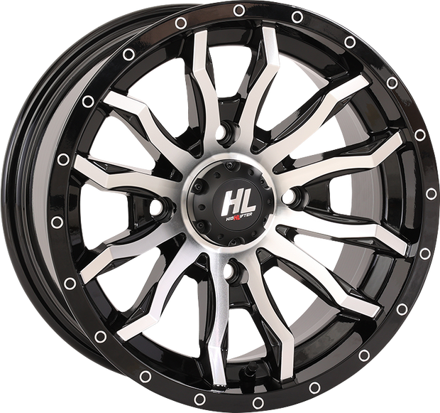 HIGH LIFTER Wheel - HL21 - Front/Rear - Gloss Black w/Machined - 20x7 - 4/156 - 4+3 (+10 mm) 20HL21-1156