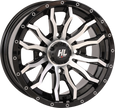 HIGH LIFTER Wheel - HL21 - Front/Rear - Gloss Black w/Machined - 22x7 - 4/137 - 4+3 (+10 mm) 22HL21-1137