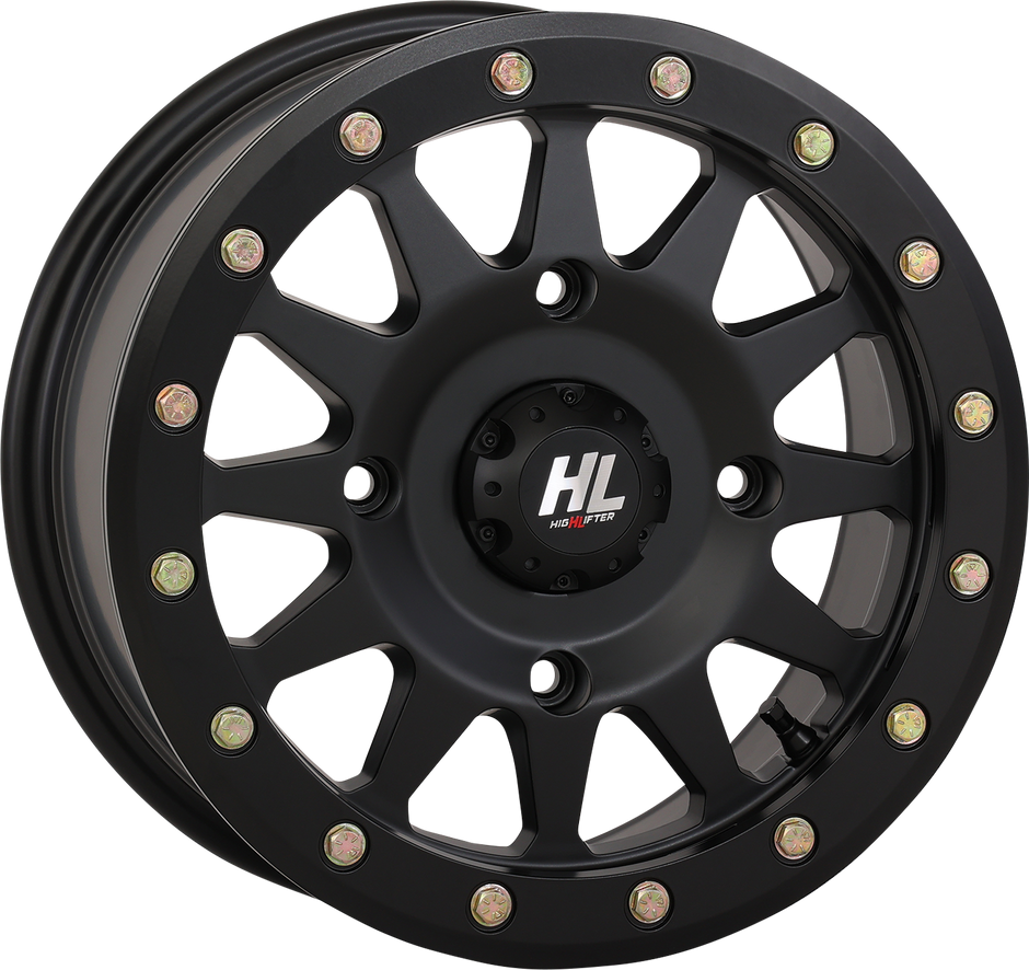 HIGH LIFTER Wheel - HLA1 Beadlock - Front/Rear - Matte Black - 15x7 - 5/4.5 - 5+2 (+40 mm) 15HLA1-1445