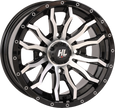 HIGH LIFTER Wheel - HL21 - Front/Rear - Gloss Black w/Machined - 20x7 - 4/137 - 4+3 (+10 mm) 20HL21-1137