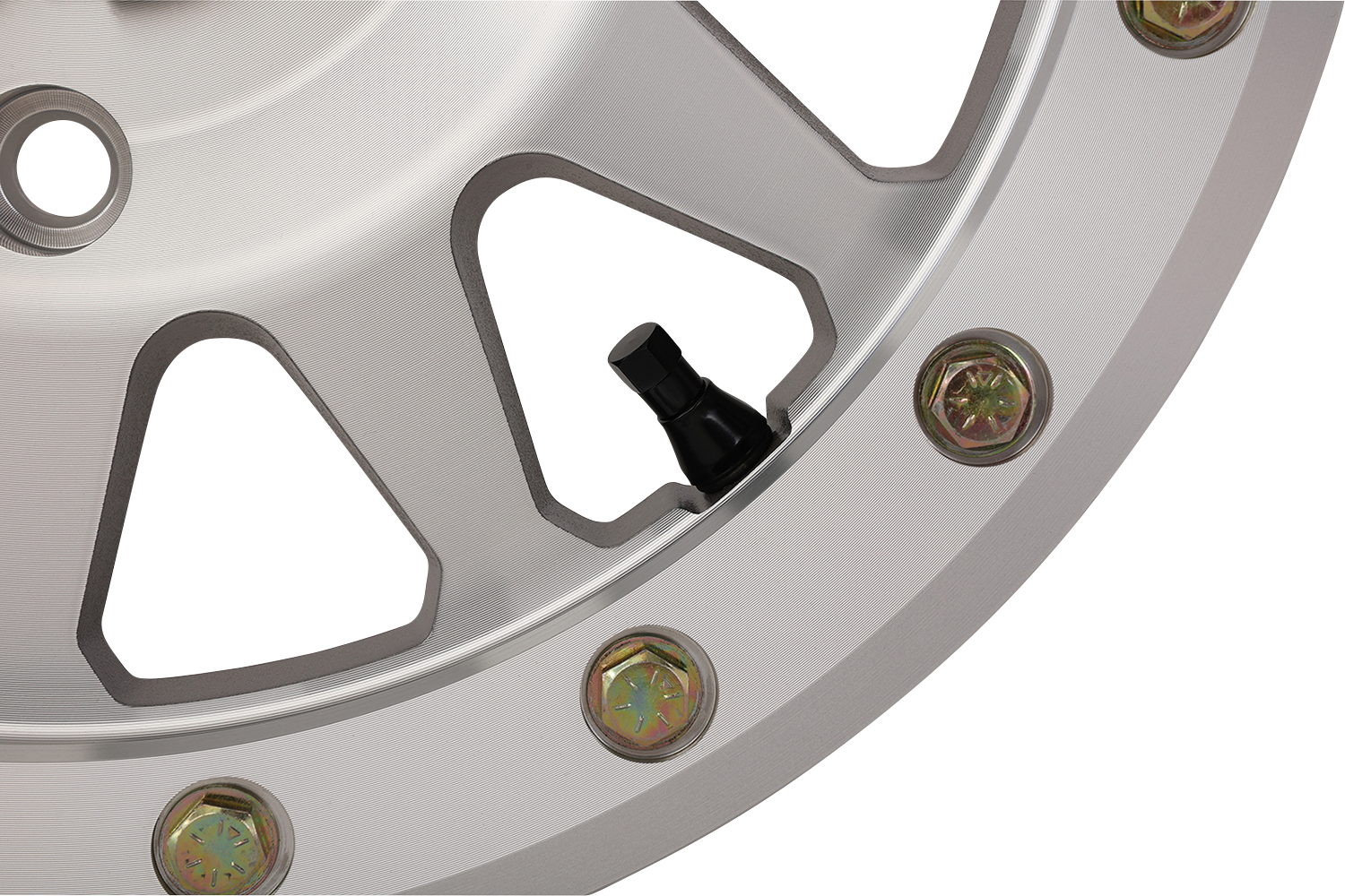 HIGH LIFTER Wheel - HLA1 Beadlock - Front/Rear - Machined - 15x7 - 5/4.5 - 5+2 (+40 mm) 15HLA1-1745