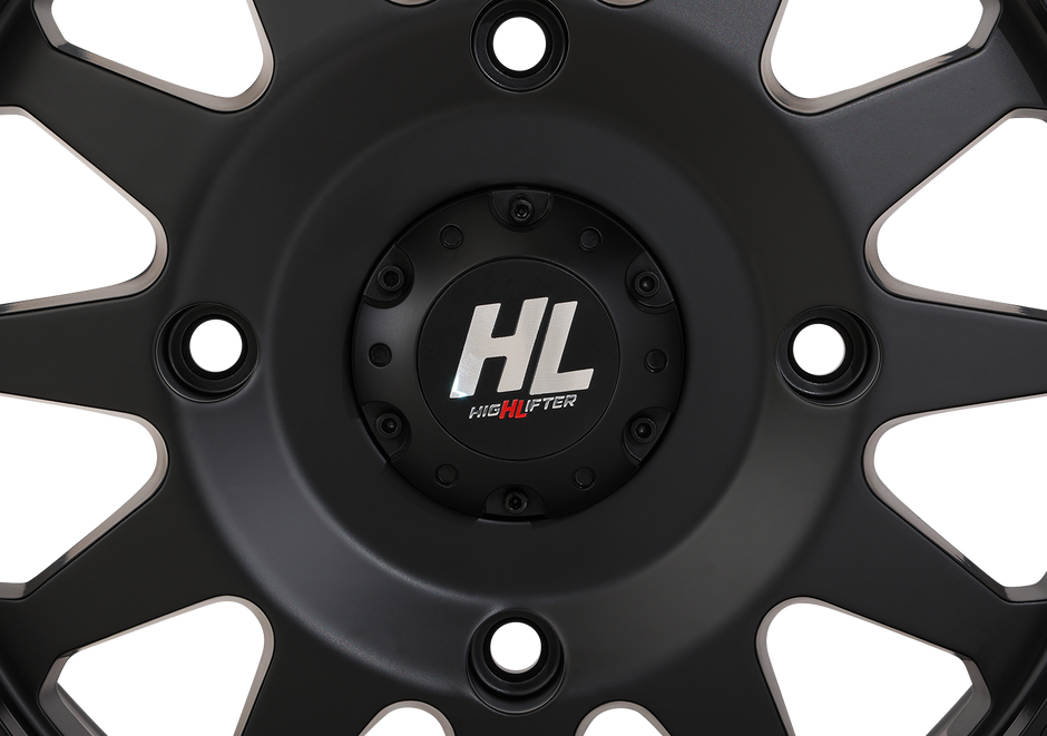 HIGH LIFTER Wheel - HLA1 Beadlock - Front/Rear - Matte Black - 15x7 - 5/4.5 - 5+2 (+40 mm) 15HLA1-1445
