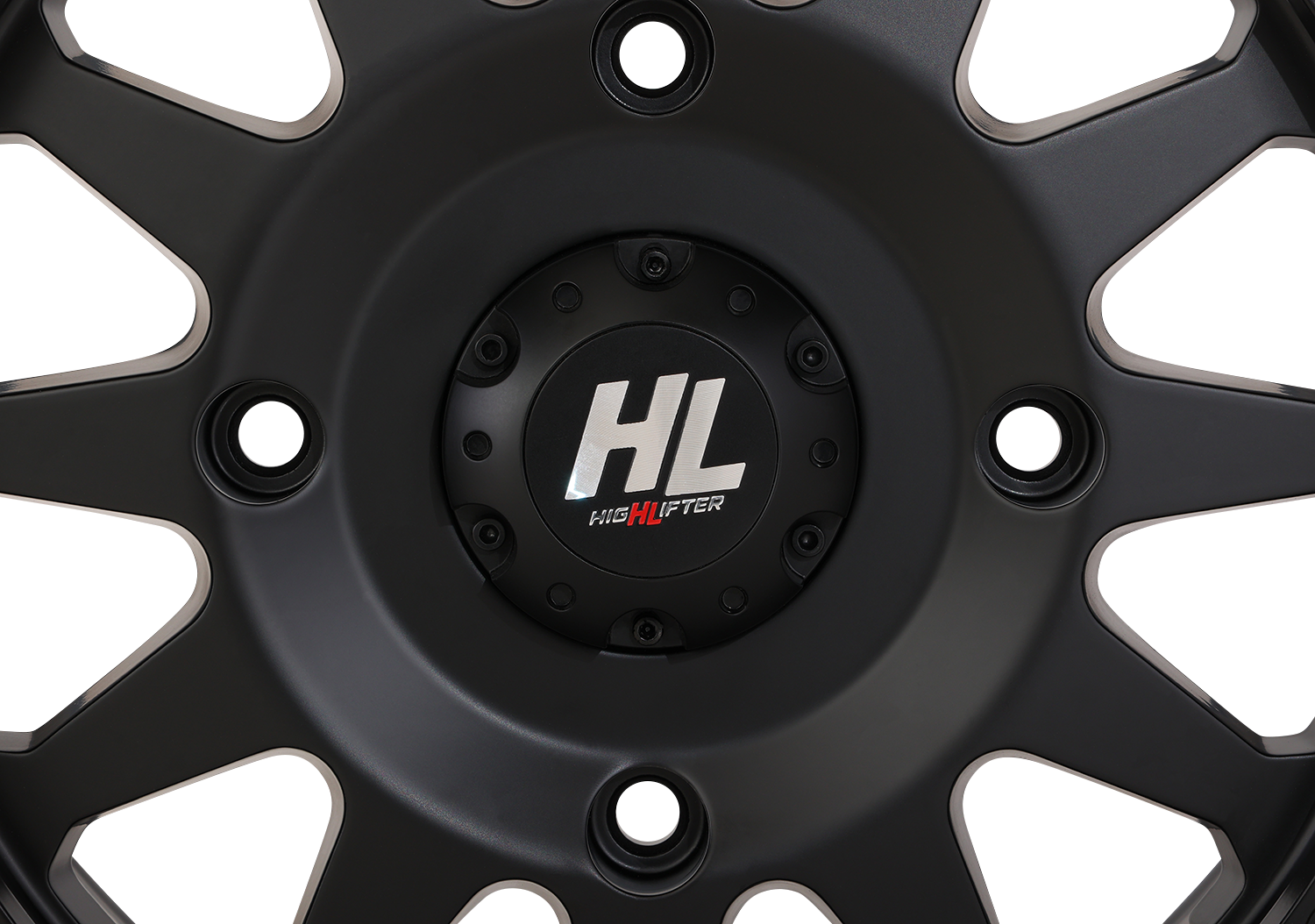 HIGH LIFTER Wheel - HLA1 Beadlock - Front/Rear - Matte Black - 15x7 - 5/4.5 - 5+2 (+40 mm) 15HLA1-1445