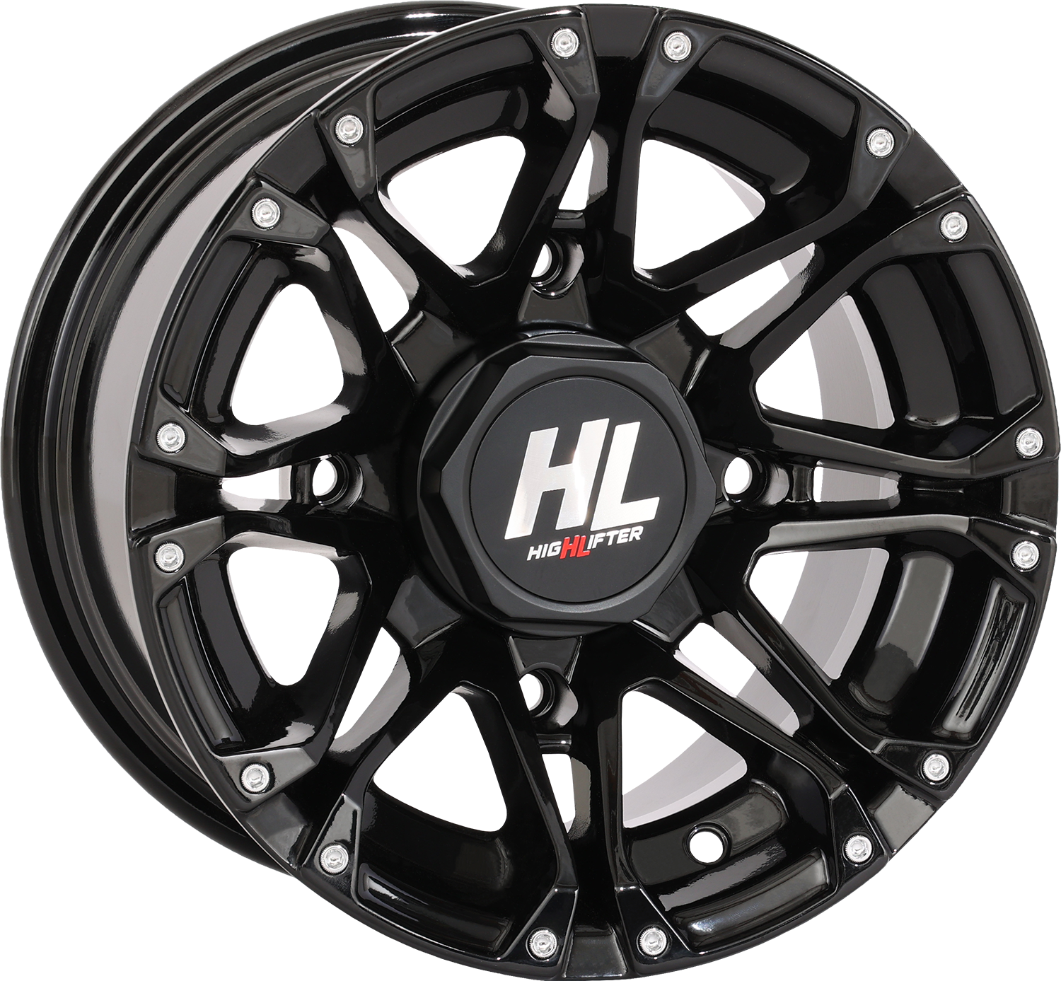 HIGH LIFTER Wheel - HL3 - Rear - Gloss Black - 12x7 - 4/110 - 2+5 (-47 mm) 12HL03-1211