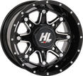 HIGH LIFTER Wheel - HL4 - Front/Rear - Gloss Black w/Machined - 12x7 - 4/137 - 4+3 (+10 mm) 12HL04-1137