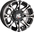 HIGH LIFTER Wheel - HL3 - Front/Rear - Gloss Black w/Machined - 12x7 - 4/156 - 4+3 (+5 mm) 12HL03-1156