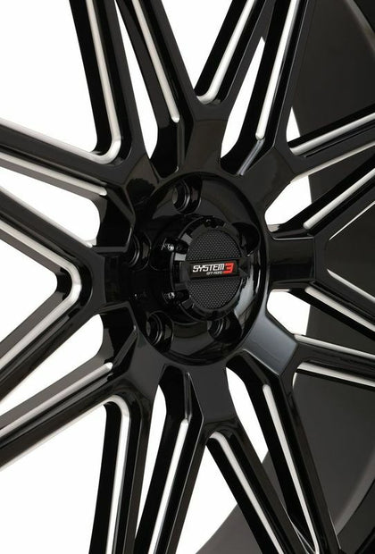St7 Wheel 24x9 5+4 (0mm) 4/156 Gloss Black Milled