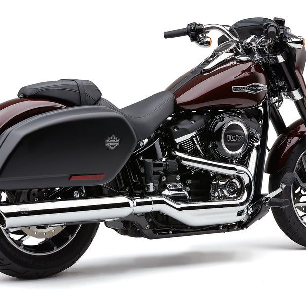 909 Twins 4" Slip Ons Chrome Flsb 18 22