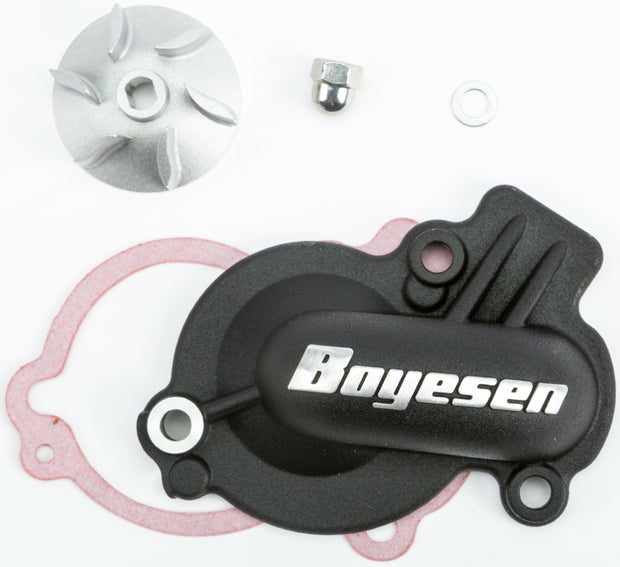 Waterpump Cover & Impeller Kit Black Ktm/Hus/Gas