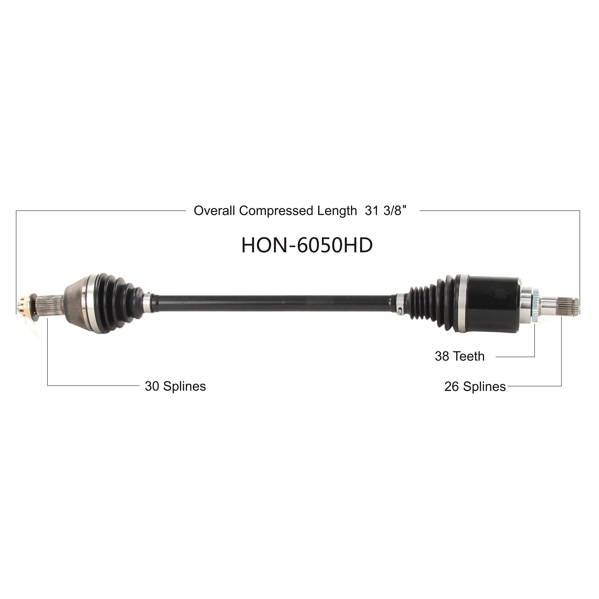 Hd 2.0 Axle Front Hon