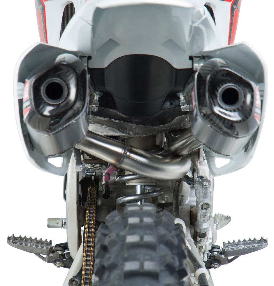 Rs 9 Header/Canister/End Cap Exhaust Dual System Ss Al Cf