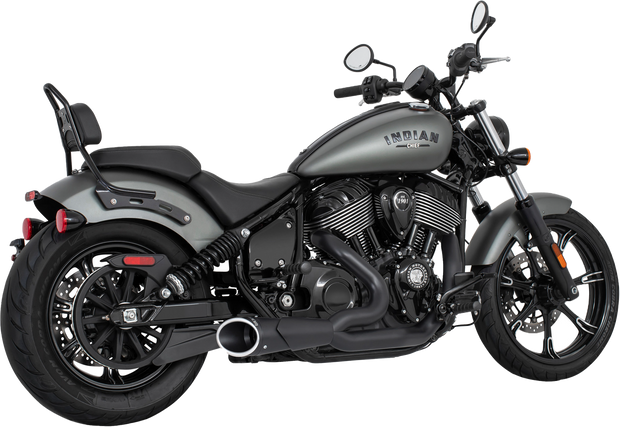 Shorty 2 1 4.5" Combat End Cap Indian Chief Bk/Bk