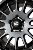 HIGH LIFTER Wheel - HL25 - Front/Rear - Dark Tint Gray - 15x7 - 5/4.5 - 4+3 (+10 mm) 15HL25-1655