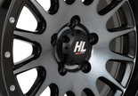 HIGH LIFTER Wheel - HL25 - Front/Rear - Dark Tint Gray - 15x7 - 5/4.5 - 4+3 (+10 mm) 15HL25-1655